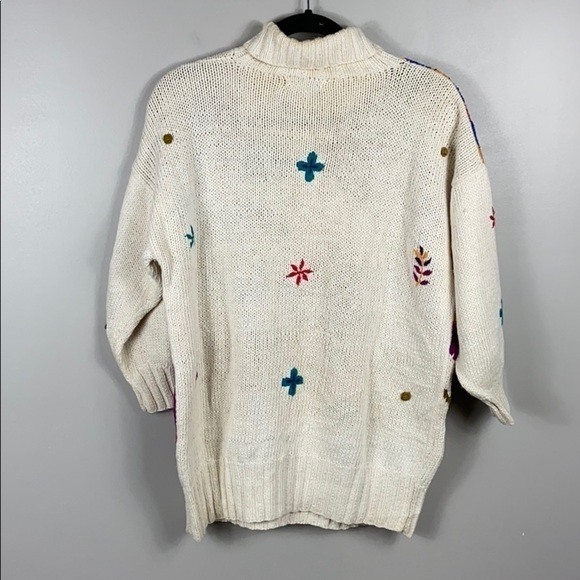 VINTAGE Hand Knitted Jennifer Reed Sweater size L - Picture 8 of 11